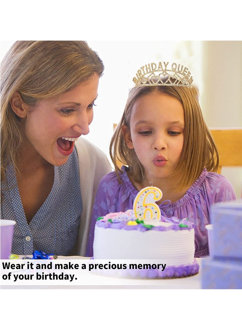 Rose Gold Birthday Queen Sash and Birthday Crown Kit - Image 5