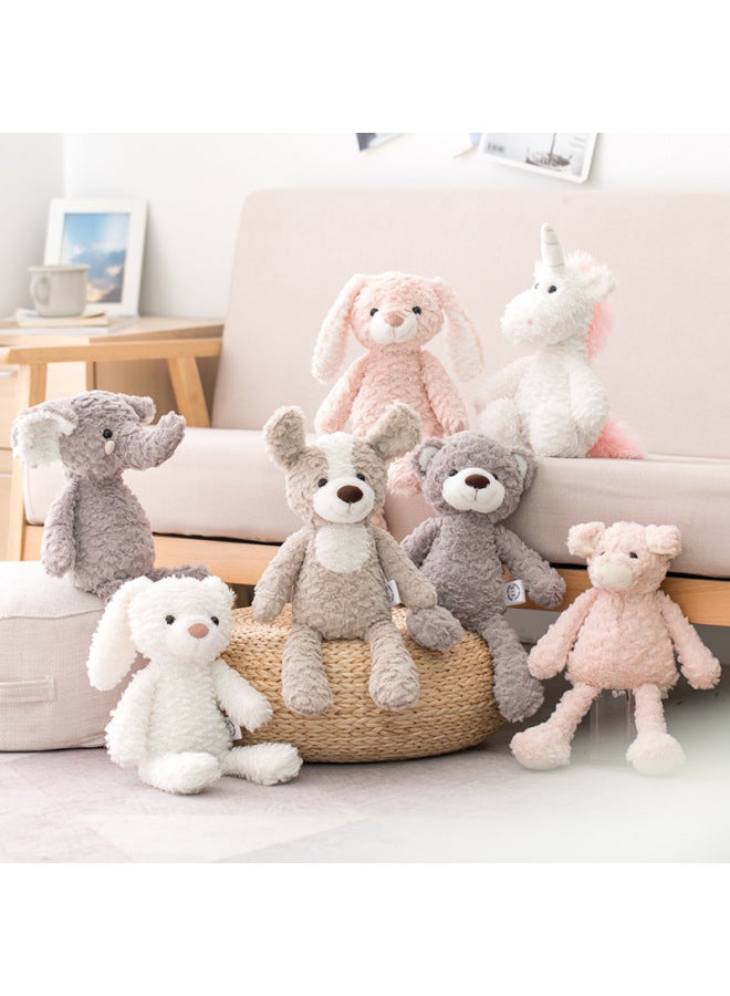 Ins Long-legged Small Animal Plush Toy Soothing Children Sleeping Grab Machine Doll Photography Live Scene Layout-Color:Unicorn-Height:38cm About 0.2 - Image 2