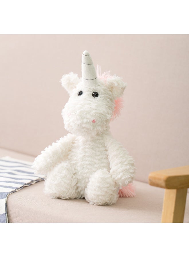 Ins Long-legged Small Animal Plush Toy Soothing Children Sleeping Grab Machine Doll Photography Live Scene Layout-Color:Unicorn-Height:38cm About 0.2 - Image 1