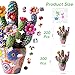 Mys Aurora Puzzles for Adults Cactus Flower Wooden Puzzles 300 Pieces Unique Shaped Jigsaw Puzzles Birthday for Adults and Kids Fun Challenge Family Game 122 x 17 Inch - Image 4