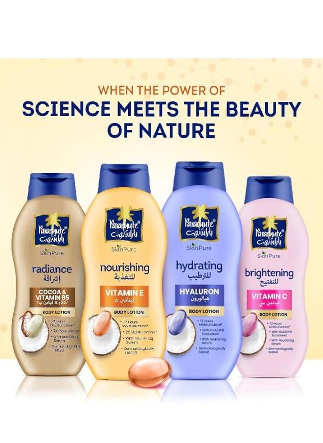 Parachute - radiance cocoa & Vitamin B5 Body lotion 400 ml - Image 1