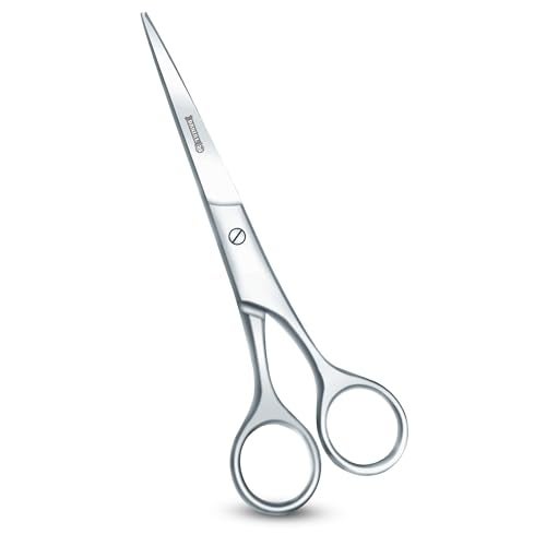 DANIAL Professional Barber Scissors 5.75" – Premium Stainless Steel Hair Cutting Shears for Men’s Hair, Beard, Mustache – Precision Scissor for Salon & Home Use - Image 1