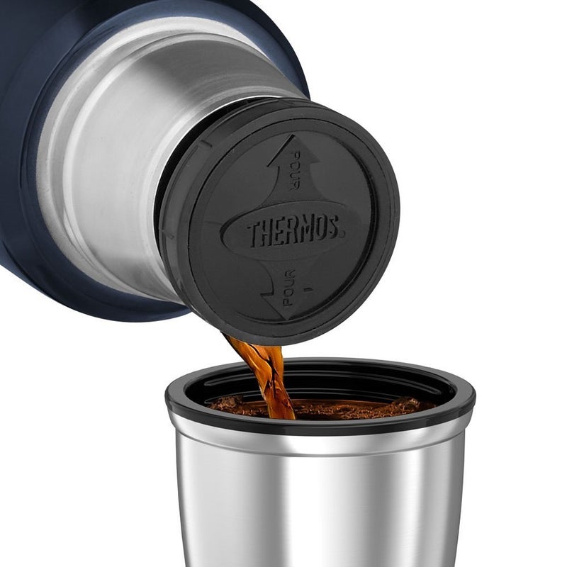 THERMOS Stainless King Vacuum-Insulated Compact Bottle, 16 Ounce, Midnight Blue - Image 4