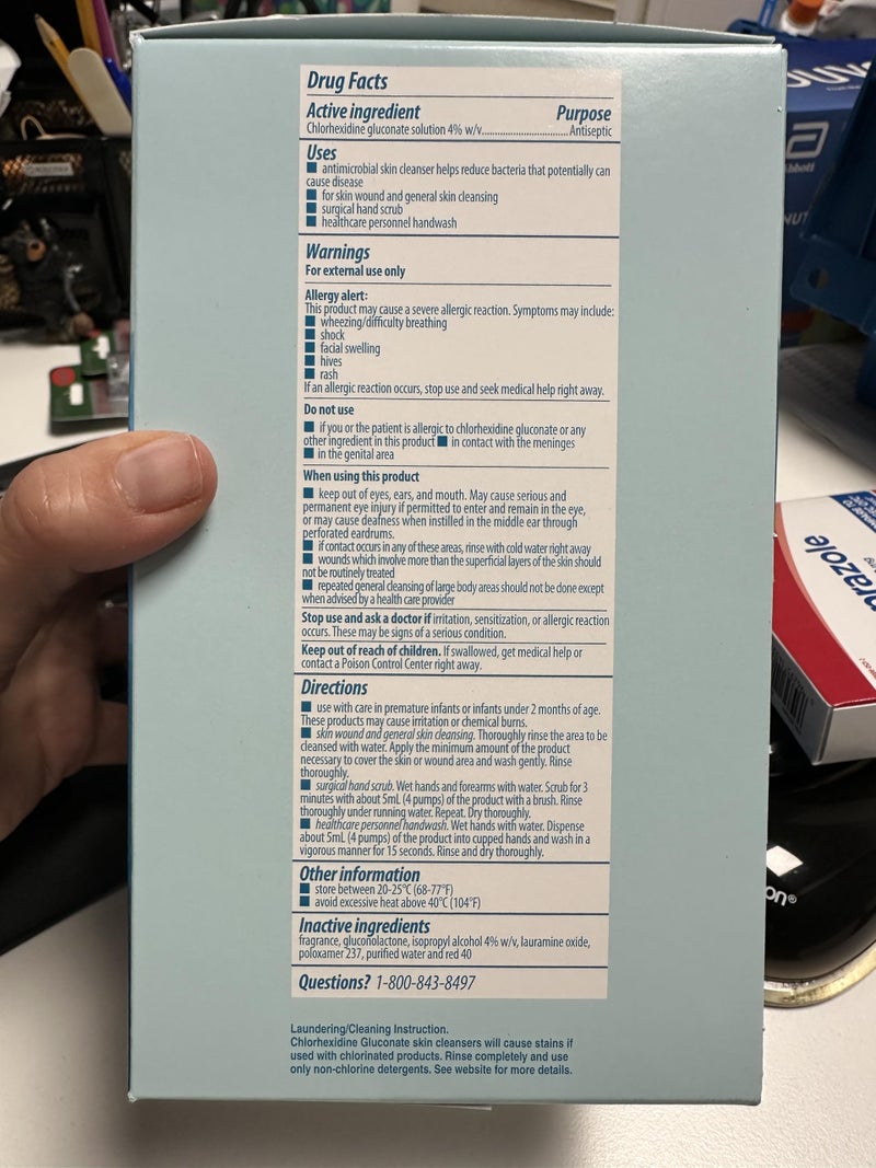 Hibiclens Antimicrobial Skin Liquid Soap with Foaming Pump, 16 Fluid Ounce (Pack of 2) - Image 2