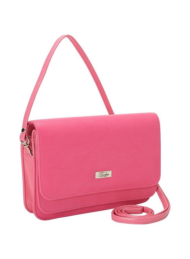 Buxton Doubleflap Minibag With Total Wallet Organization (Fuschia) - Image 2