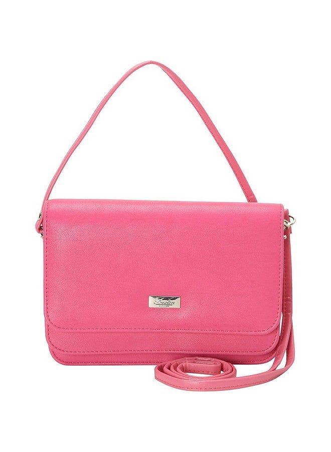 Buxton Doubleflap Minibag With Total Wallet Organization (Fuschia) - Image 1