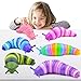 Cevioce 6 Sensory Slug Fidget Toys Adults  Kids Party Favors Autism Sensory Toys for 3 Year Olds  Blue - Image 2