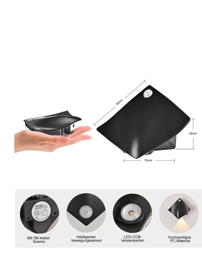 Excefore 2 Pack USB Rechargeable Night Light, Motion Sensor Light Indoor, Brightness Adjustable with Adhesive Pads and Magnet, Suitable for Closet, Cabinet, Kitchen, Bedroom and Wall - Image 5