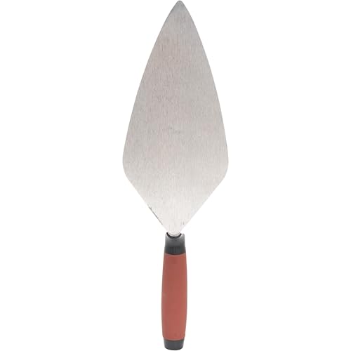 MARSHALLTOWN Brick Trowels, London Style, 11 x 4-7/8 Inch, DuraSoft Handle, Brickwork, Blockwork, Stonework, Masonry, Made in USA, 33 11FG - Image 3