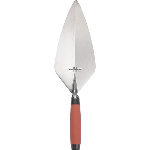MARSHALLTOWN Brick Trowels, London Style, 11 x 4-7/8 Inch, DuraSoft Handle, Brickwork, Blockwork, Stonework, Masonry, Made in USA, 33 11FG - Image 2