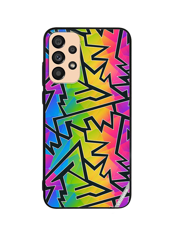 VR CREATIVE Protective Case Cover For Samsung Galaxy A53 5G Multicolor Geometric Design - Image 1