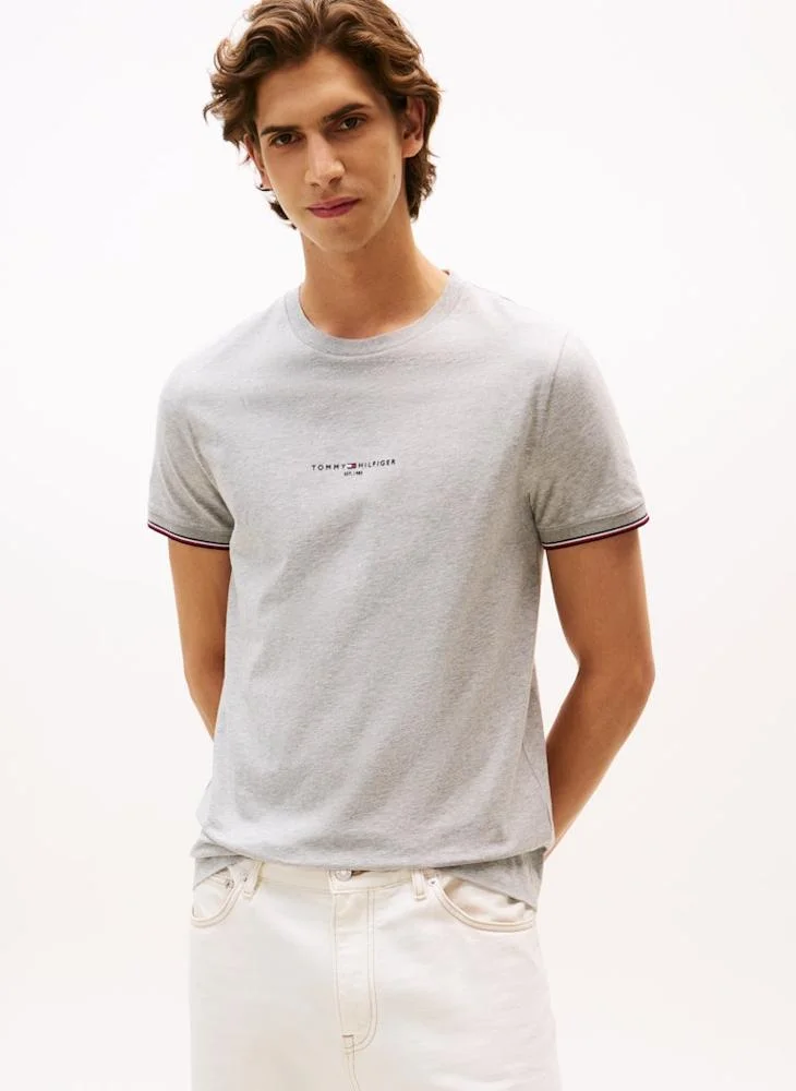 TOMMY HILFIGER Slim Jersey Tipped T-Shirt
