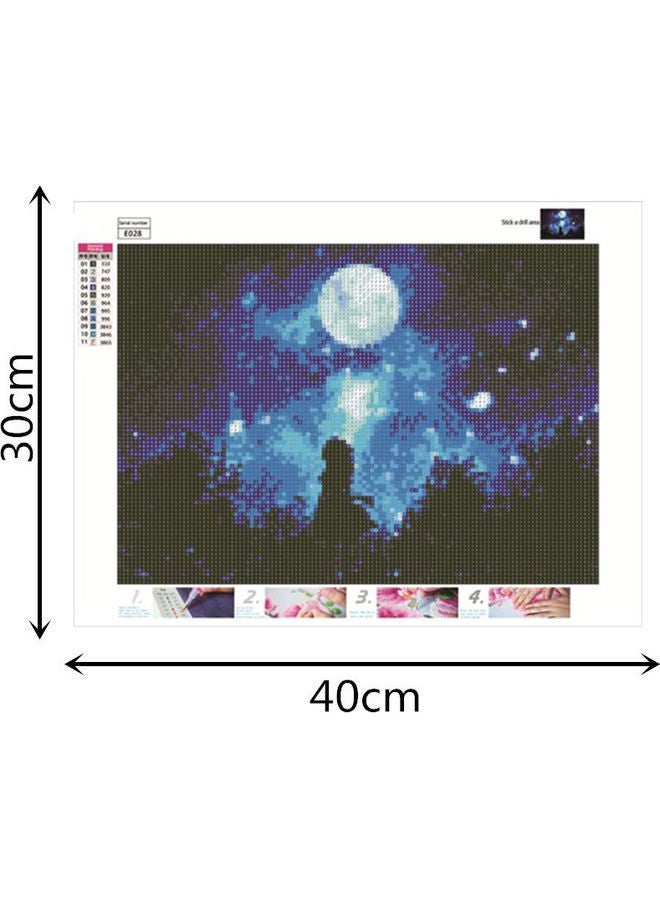 NIBEMINENT DIY 5D Decorative Diamond Painting Kit Multicolour - Image 5