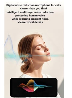 Beautiful Bone Conduction Bluetooth Headset Open Earphones Not In The Ear Super Long Battery Life 8H Outdoor Running Cycling Sports Headset  - Image 3
