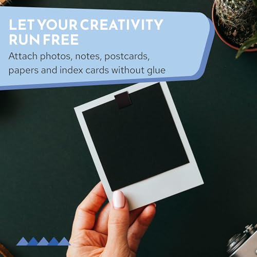 WINTEX Magnets for Crafts Strip with Adhesive Backing - 112 pcs x 0.8 inches Small Square Stick On Magnet Strips - Thin Flat Black Magnetic Peel-Off Tape Squares - Image 5