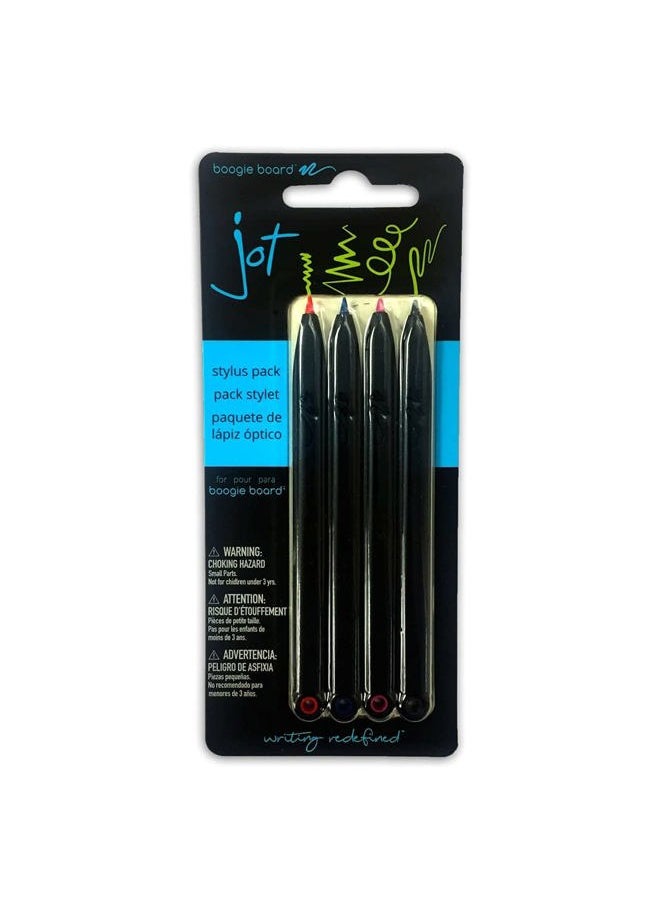 Boogie Board Jot Writing Tablet Replacement Styluses - for 8.5 in Jot Writing Tablets, 4 Pack Desk Organizer White Board & Dry Erase Board Alternative for Home, College Studying, and Office  - Image 3