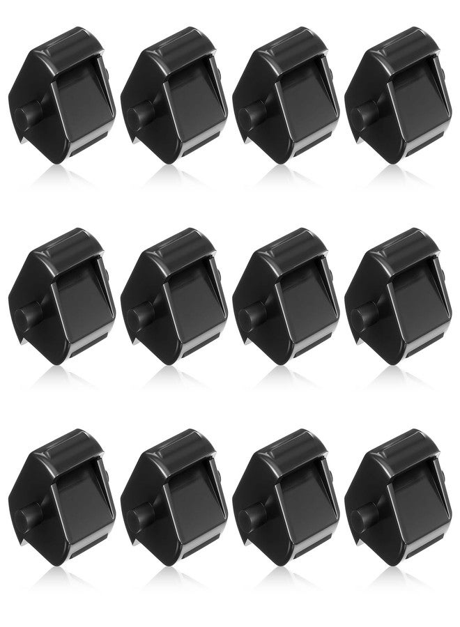 Alrhso Tape Dispenser Replacement Core 12 Pcs Small Plastic Allocator Roll for 1Inch Transparent Tape School Office Home Supplies (Black) - Image 1