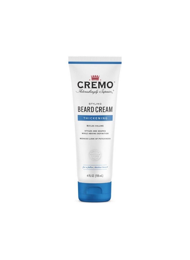 cremo Cremo Styling Beard Cream, Thickening, 4 Fl Oz  - Image 1