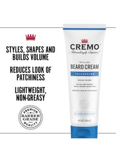 cremo Cremo Styling Beard Cream, Thickening, 4 Fl Oz  - Image 3