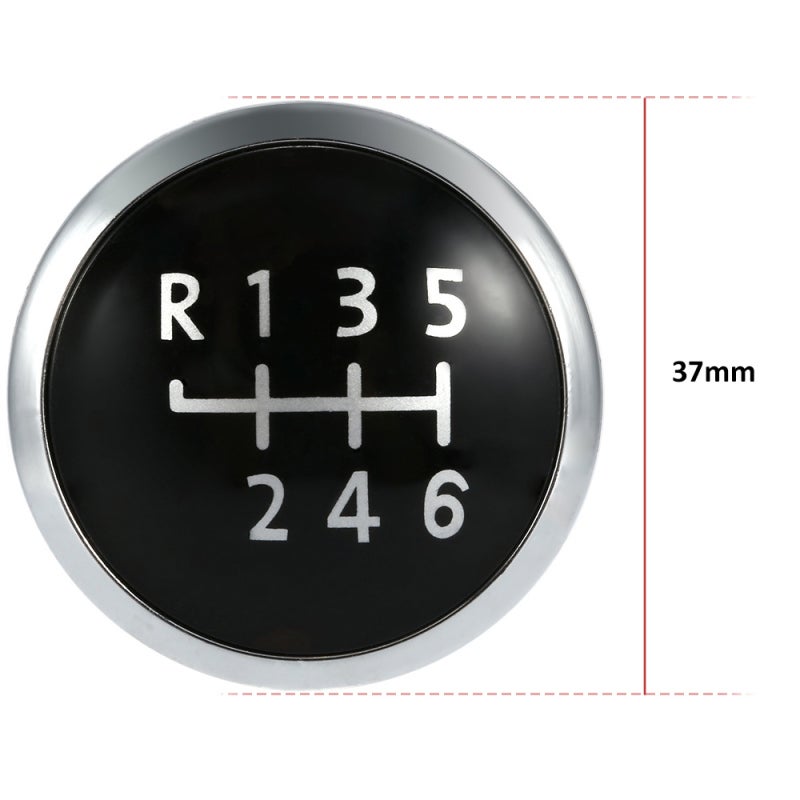 Gear Knob Emblem Black 6 Speed: Premium Durable Upgrade - Easy Install Car Emblem for Gear Shift Replacement - Image 4