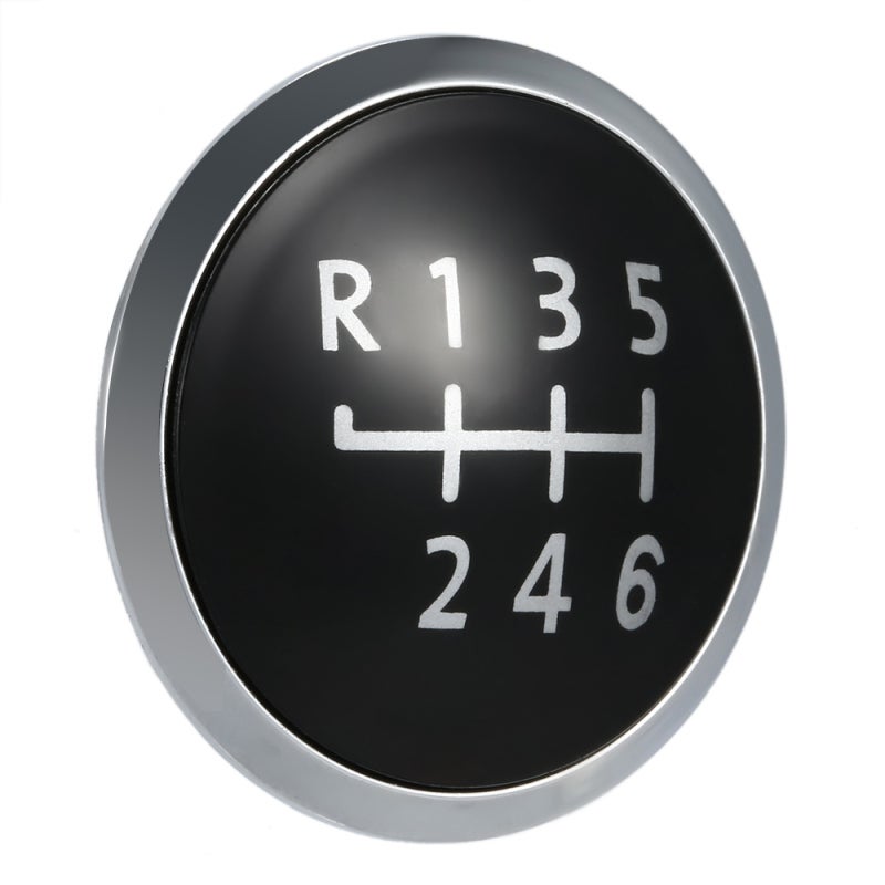 Gear Knob Emblem Black 6 Speed: Premium Durable Upgrade - Easy Install Car Emblem for Gear Shift Replacement - Image 3