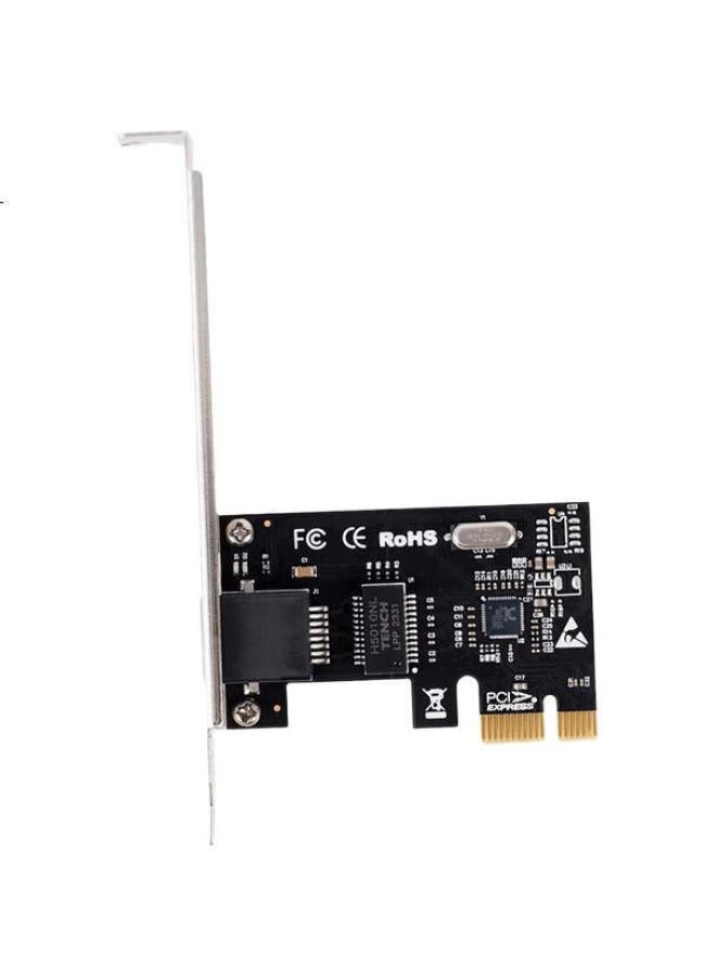 Percko Pci-E X1 Gigabit Ethernet Card, Realtek 8111 Network Card, Desktop Computer Dedicated Network Card, Office And Home Gaming, Ethernet 1000M Wired Network Card, Supports Linux - Image 1