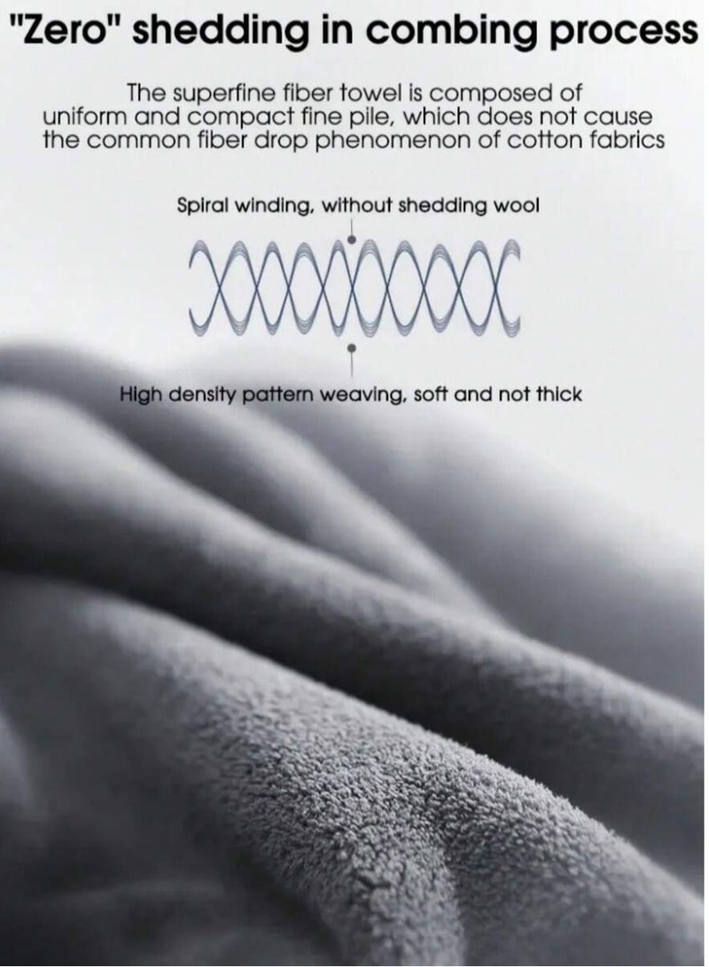 Professional Double-Sided Microfiber Car Wash Towel – Thick, High Absorbent, Lint-Free Detailing Cloth – 40×40cm – 1 Piece - Image 4