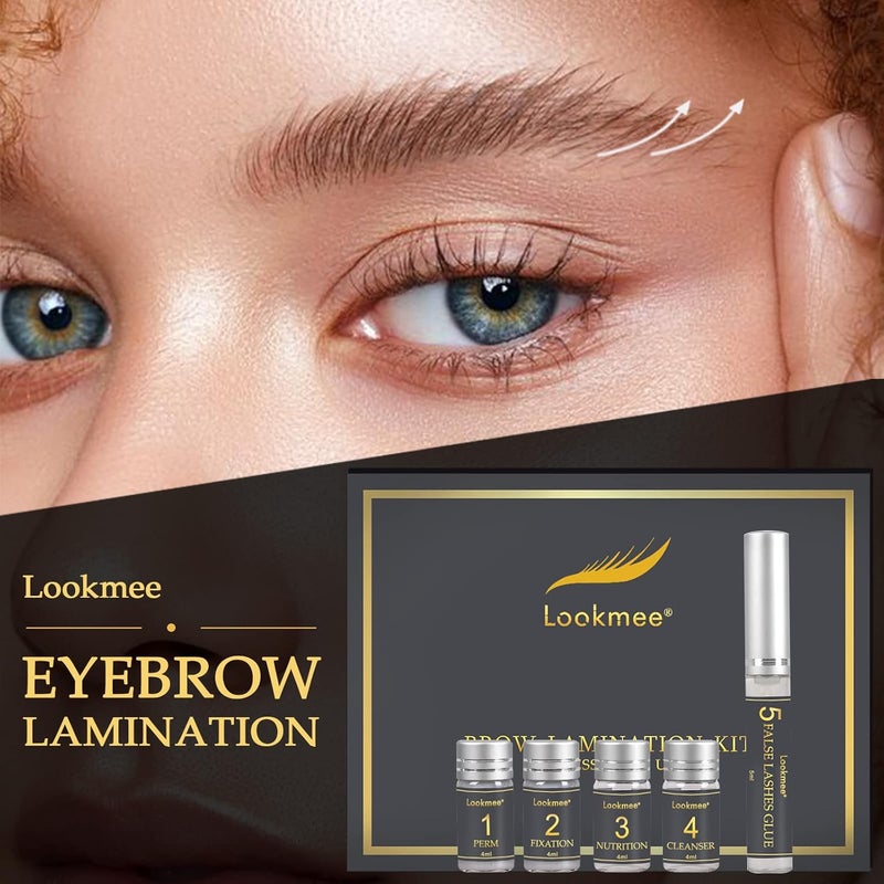 Lookmee Eyebrow Lamination Kits, Professional Instant Eyebrow Lift Kit, At Home DIY Long Lasting Eyebrow Perming Kit for Fuller and Messy Eyebrows - Image 2