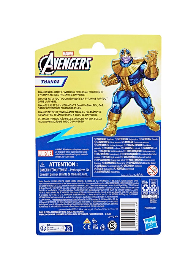 MARVEL Avengers Epic Hero Series Thanos Deluxe Action Figure, 4-Inch-Scale, Super Hero Toys for Kids 4 and Up  - Image 3