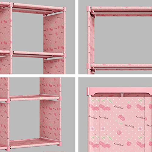 Jaffix Book Self – 8 Layer Portable Book Shelf, Baby Books Racks for Home, Bookshelf for Home,Book Cabinet,Book Shelves, Book Stand, Bookshelf Organiser, Book Rack (Cherry-Pink, 8-Cases) - Image 5
