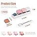 mintcaps Keyboard Fidget Toy Keyboard Clicker with LED Light Fidget Keyboard Keychain Fidget Toy Stress Relief Keyboard Fidget Clicker - Image 4