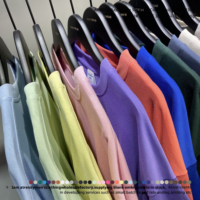 2026 Lightweight 255G Cotton Loose Fit Short Sleeve T-Shirt - Image 3