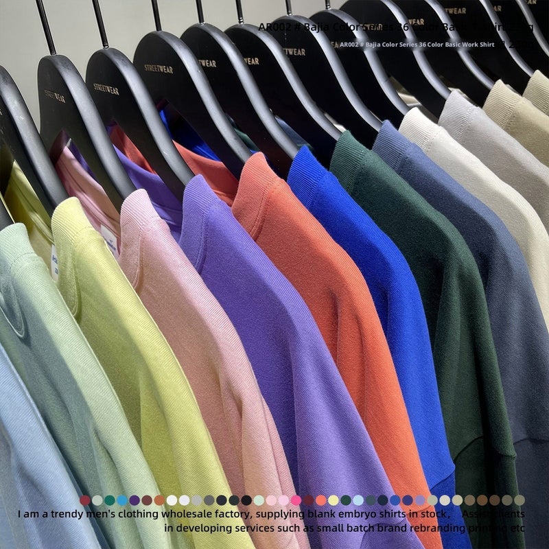 2026 Lightweight 255G Cotton Loose Fit Short Sleeve T-Shirt - Image 2