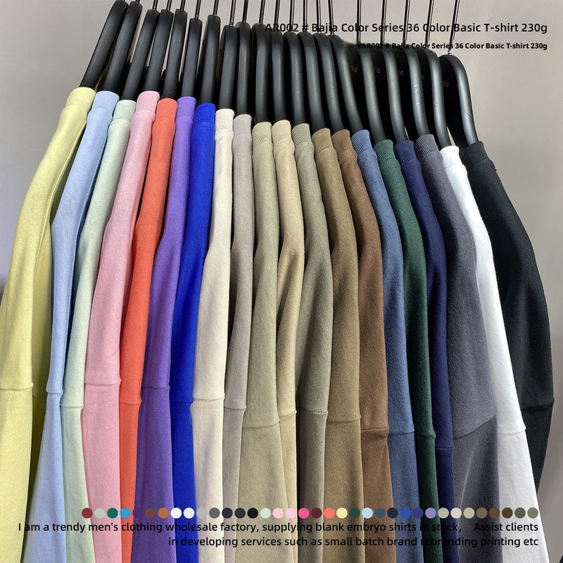 2026 Lightweight 255G Cotton Loose Fit Short Sleeve T-Shirt - Image 4