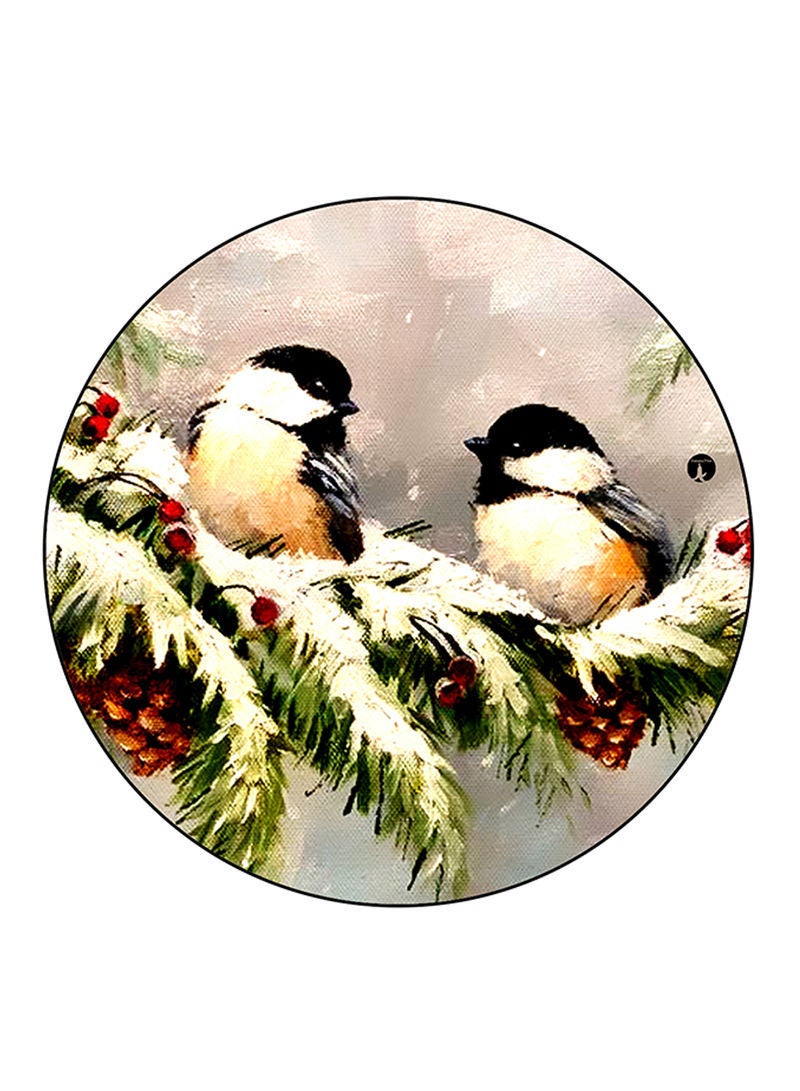 RKN Birds Printed Large Pin Multicolour - Image 1