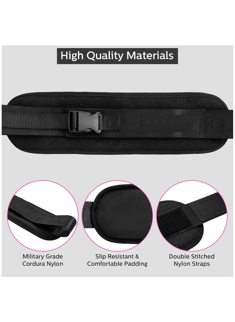General - Exercise Hip Thrust Belt - Glute Trainer for Home Workouts with Extra Padding - Fully Adjustable Hip Thrust Belt for Dumbbells - Booty Builder, Glute Workout Equipment - Image 1