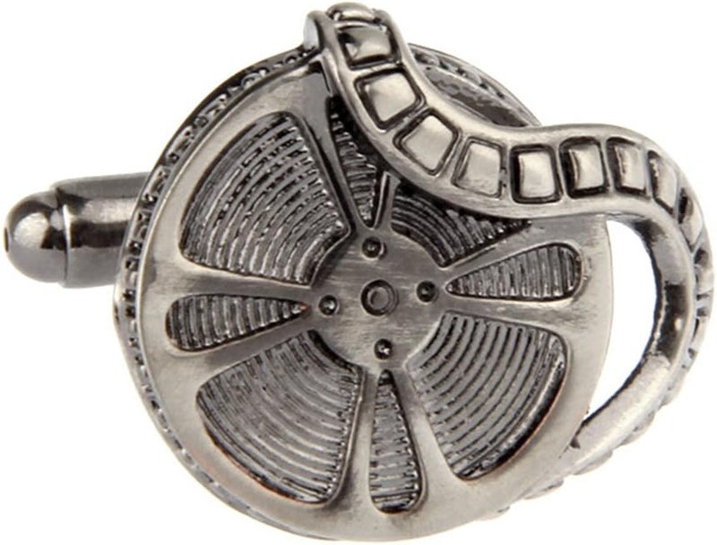 Vcufflinks Movie Film Reel Cufflinks - Image 1