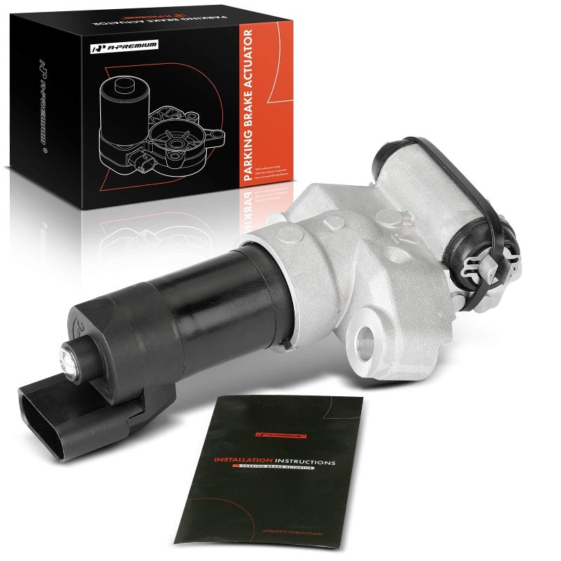 A-Premium APremium Rear Driver Side Parking Brake Actuator Compatible with Porsche and Volkswagen Models Cayenne 20112018 Touareg 20112016