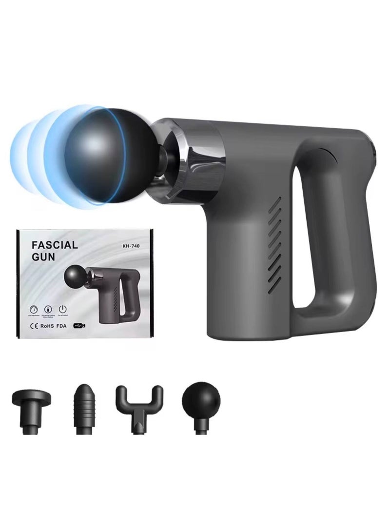 مسدس مساج 5 في 1 – جهاز تدليك متعدد الرؤوس لتخفيف الألم والاسترخاء (4522/10)