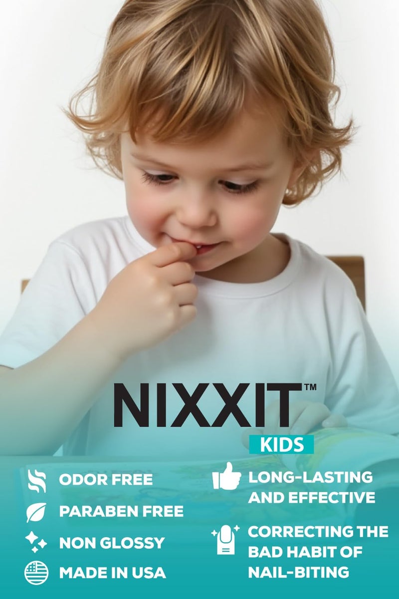 NIXXIT Nail Biting Prevention for Kids - Thumb Sucking Deterrent for Kids, Toddlers, Children - No Bite Nail Polish Pen - Bitter Taste - Safe & Effective Solution for Age 3+ - Image 3