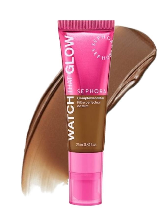 SEPHORA COLLECTION Watch That Glow Glow-Boosting Complexion Filter –  Tan 8 - Tan-Deep w/ Warm Red Undertones, Radiant Finish, 0.84 oz/25 mL - Image 1
