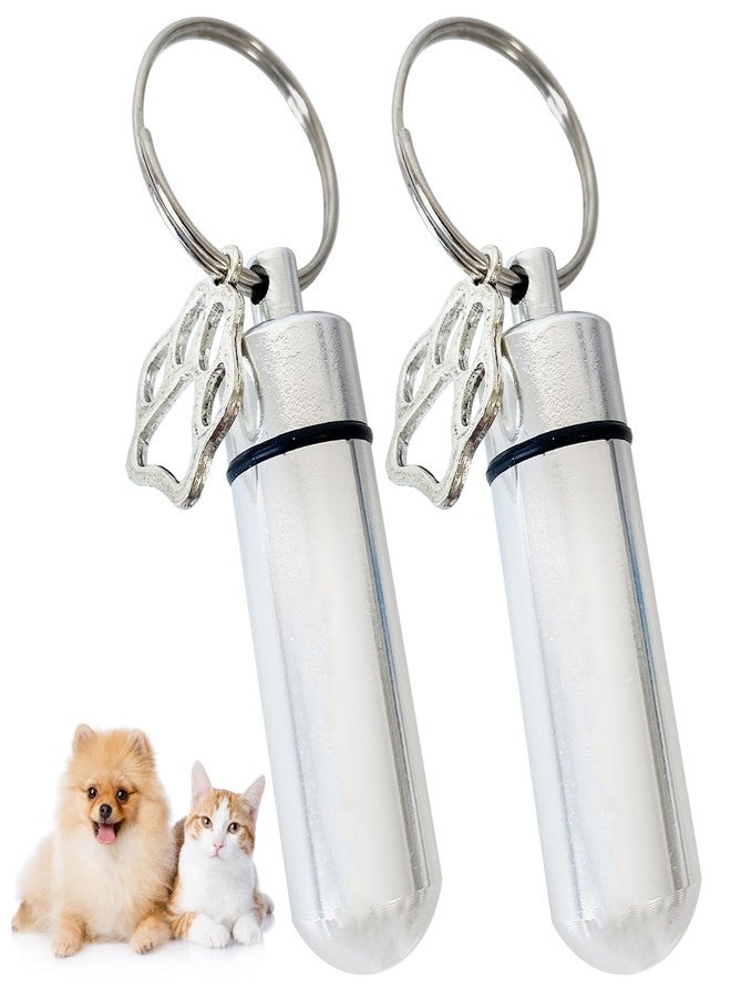 Cremation cat and Dog pet urn Keychain, cat and Dog pet Ashes Cremation Keepsake, Memorial urn Jewelry Pendant, Lost Gift for pet Owners - Image 1