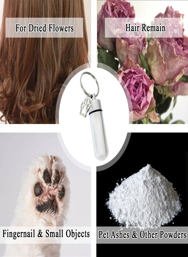 Cremation cat and Dog pet urn Keychain, cat and Dog pet Ashes Cremation Keepsake, Memorial urn Jewelry Pendant, Lost Gift for pet Owners - Image 2