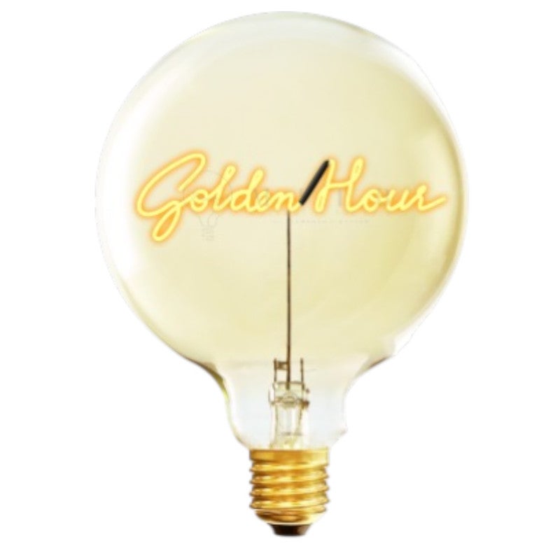Glass LED Filament Decorative Bulb “Golden Hour” – 70 × H110 mm