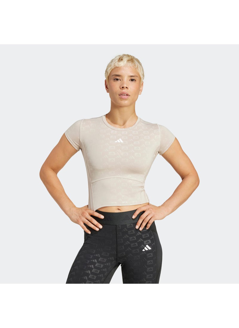 Adidas Hyperglam Emboss T-Shirt  - Image 1
