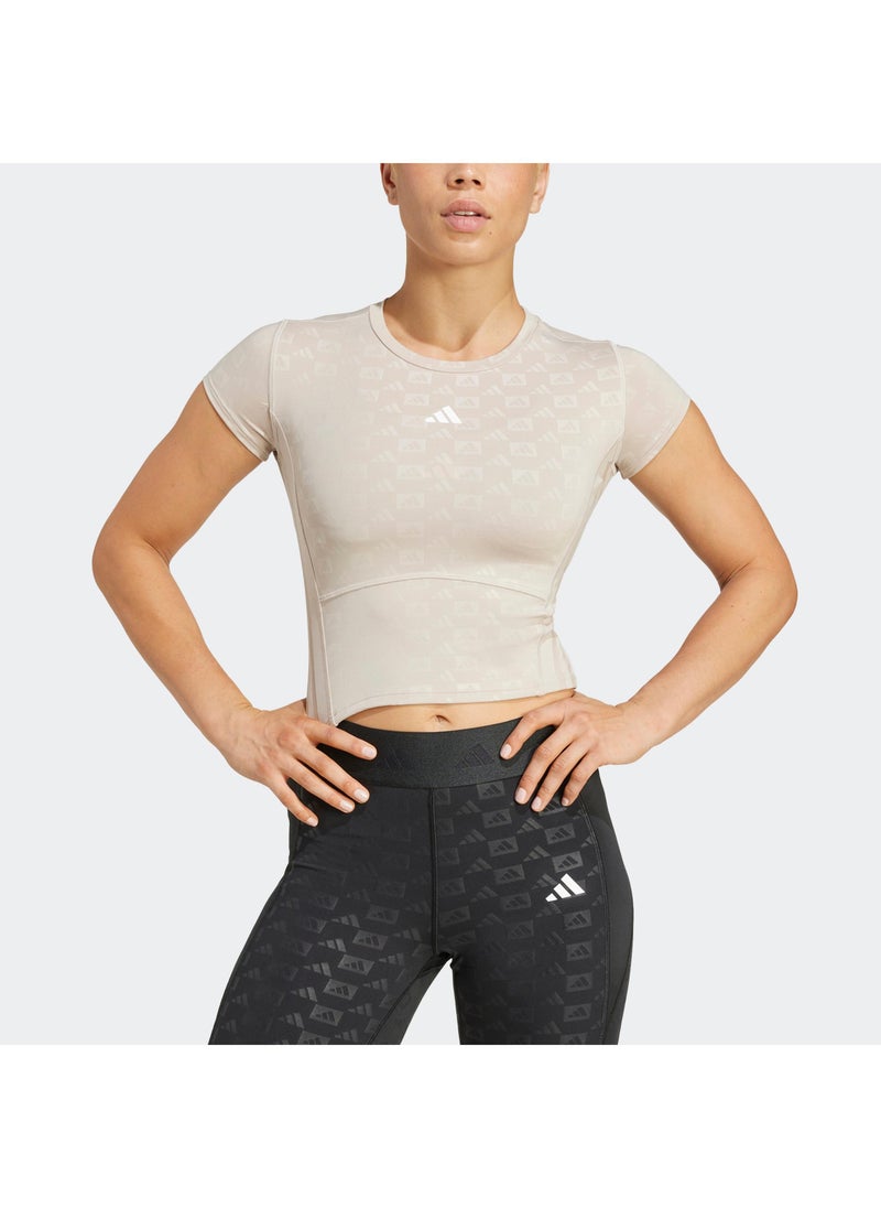 Adidas Hyperglam Emboss T-Shirt  - Image 3