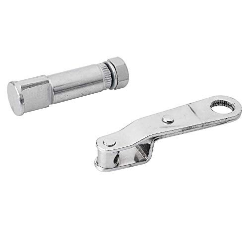 Topbird Rear Drum Brake Cam with Lever Set Chrome Finish Compatible with Bullet Classic Electra & Standard 350cc/500cc Motorcycles Enhance Braking Safety Performance - Image 1