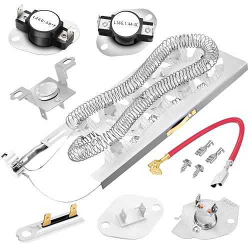 Pulluty 【Upgraded】WP3387747 3387747 Dryer Heating Element for Whirlpool Cabrio Duet Kenmore Elite Maytag bravos xl Dryer WED5100HW1 WED5500XW1 WED5700AC1 WED6120HW1 WED6620HW1 MED5500FW1 MED6230RHW1 - Image 1