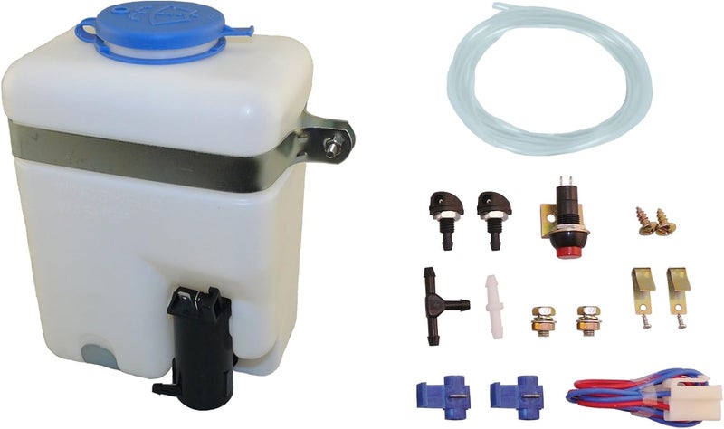 ACI 99300 Windshield Washer Pump with Reservoir and Mounting Hardware