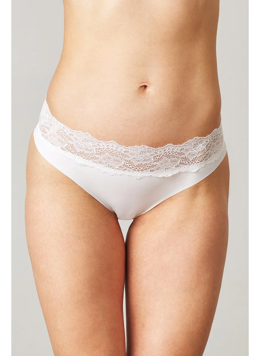 بيير كاردان 2843 Lacy Laser Cut Slip Panties